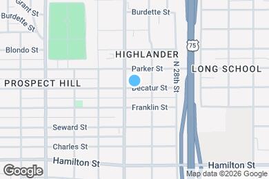 Map image of the property - 2929 Decatur St