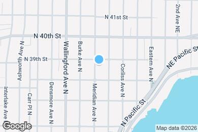 Map image of the property - 3826 Meridian Ave N