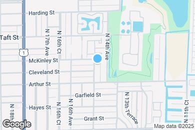 Map image of the property - 1413 N 15th Ave