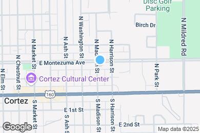 Map image of the property - 403 E Montezuma Ave