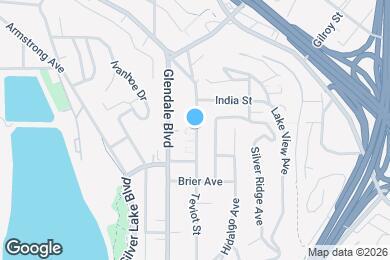 Map image of the property - 2471 Silver Lake Blvd