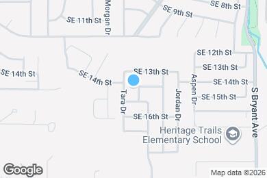 Map image of the property - 1501 Meadow Run Dr
