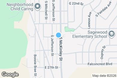 Map image of the property - 2510 S McKinley St