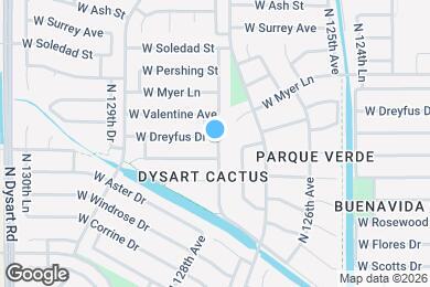 Map image of the property - 12729 W Dreyfus Dr