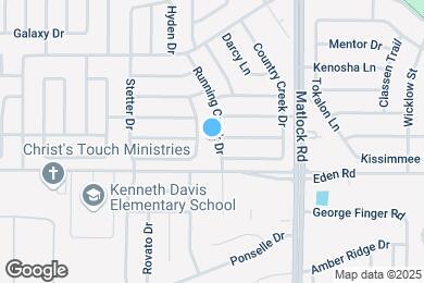 Map image of the property - 6800 Running Creek Dr