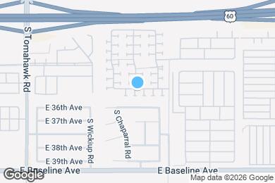 Map image of the property - 2229 E 35th Ave