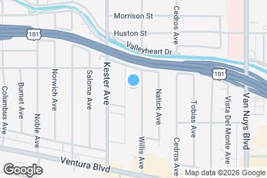 Map image of the property - 4707 Willis Ave