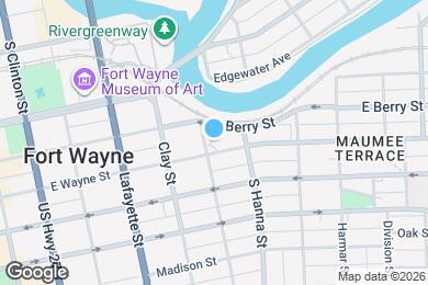 Map image of the property - 611 E Wayne St