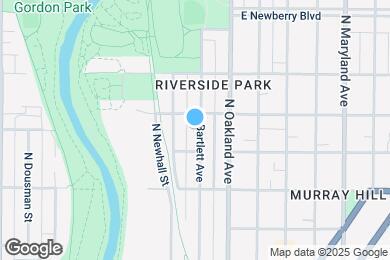 Map image of the property - 2581 N Bartlett Ave