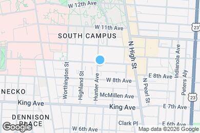Map image of the property - 103 W 9th Ave