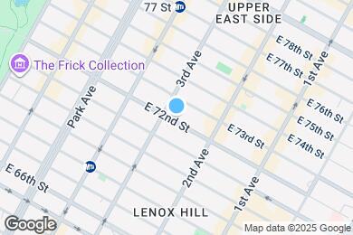 Map image of the property - 203 E 72nd St