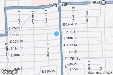 Map image of the property - 765 E 20th St