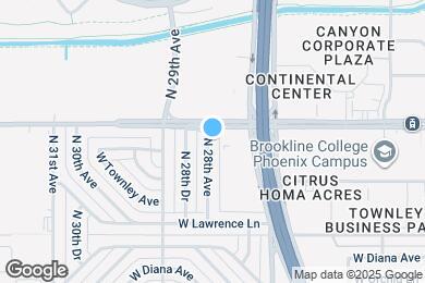 Map image of the property - 8835 N 28th Ave