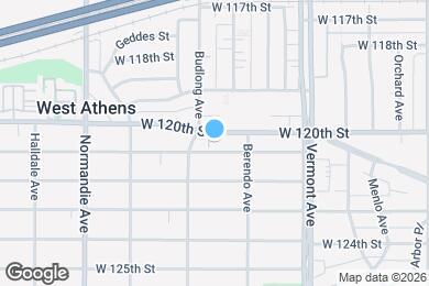 Map image of the property - 1136 W 120th St