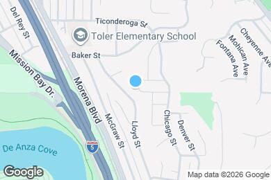 Map image of the property - 3304 Baltimore St