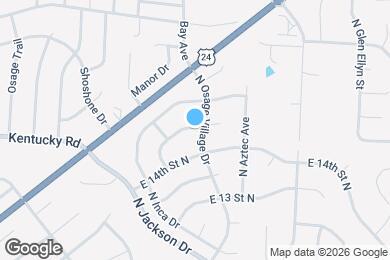 Map image of the property - 19145 E 14th St N