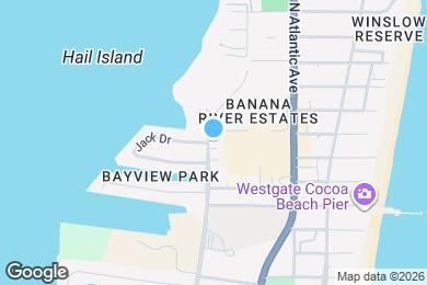 Map image of the property - 5640 N Banana River Blvd