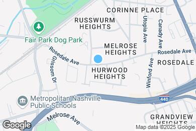 Map image of the property - 531 Rosedale Ave