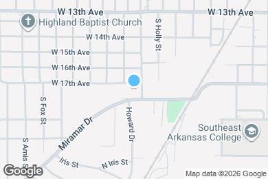 Map image of the property - 1704 S Catalpa St