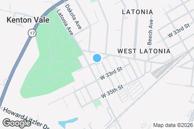 Map image of the property - 707 W 32nd St