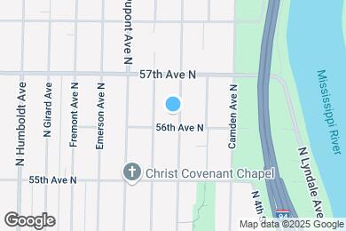 Map image of the property - 5609 Bryant Ave N