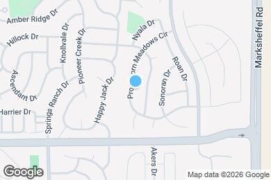 Map image of the property - 3881 Pronghorn Meadows Cir
