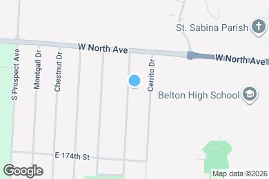 Map image of the property - 17119 Monte Verde Dr