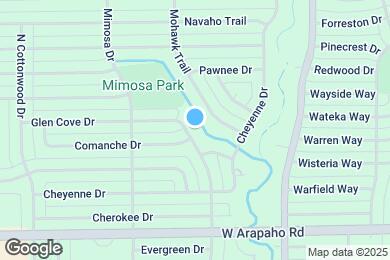 Map image of the property - 1216 Glen Cove Dr