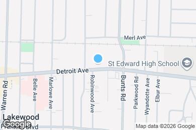 Map image of the property - 14122 Detroit Ave