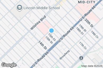Map image of the property - 1314 16th St