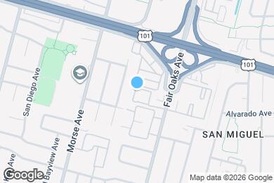 Map image of the property - 785 N Fair Oaks Ave