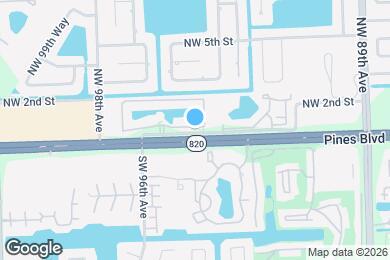 Map image of the property - 9615 NW 1st Ct