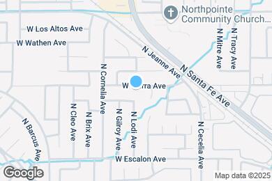 Map image of the property - 4711 W Sierra Ave