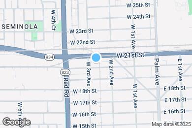 Map image of the property - 265 W 20th St