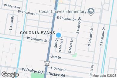 Map image of the property - 6905 Sun Dr