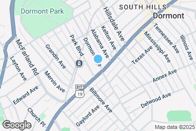 Map image of the property - 1415 Dormont Ave