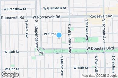 Map image of the property - 1316 S Millard Ave