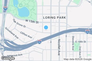 Map image of the property - Oak Grove Downtown