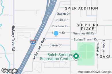 Map image of the property - 12129 Spring Branch Dr