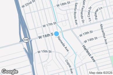 Map image of the property - 1539 Alameda Ave