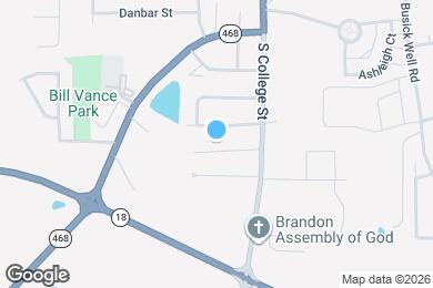 Map image of the property - 1020 College South Cove
