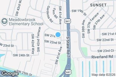 Map image of the property - 4108 SW 21st St