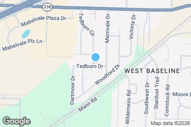 Map image of the property - 8522 Tedburn Dr