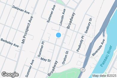 Map image of the property - 110 Lincoln Ave