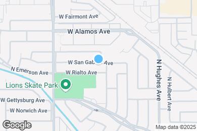 Map image of the property - 2551 W San Gabriel Ave