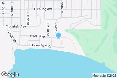 Map image of the property - 1410 E Ash Ave