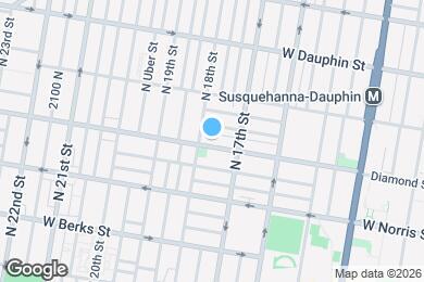 Map image of the property - 1731 W Diamond St