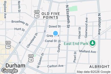 Map image of the property - 320 Gray Ave
