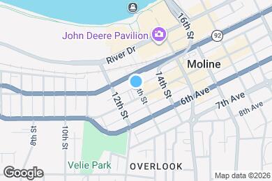 Map image of the property - 421 13th St