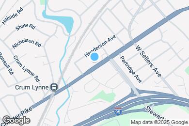 Map image of the property - 219 W Chester Pike